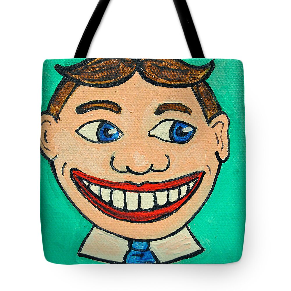 Tillie Tote Bag featuring the painting Lookin right Tillie by Patricia Arroyo