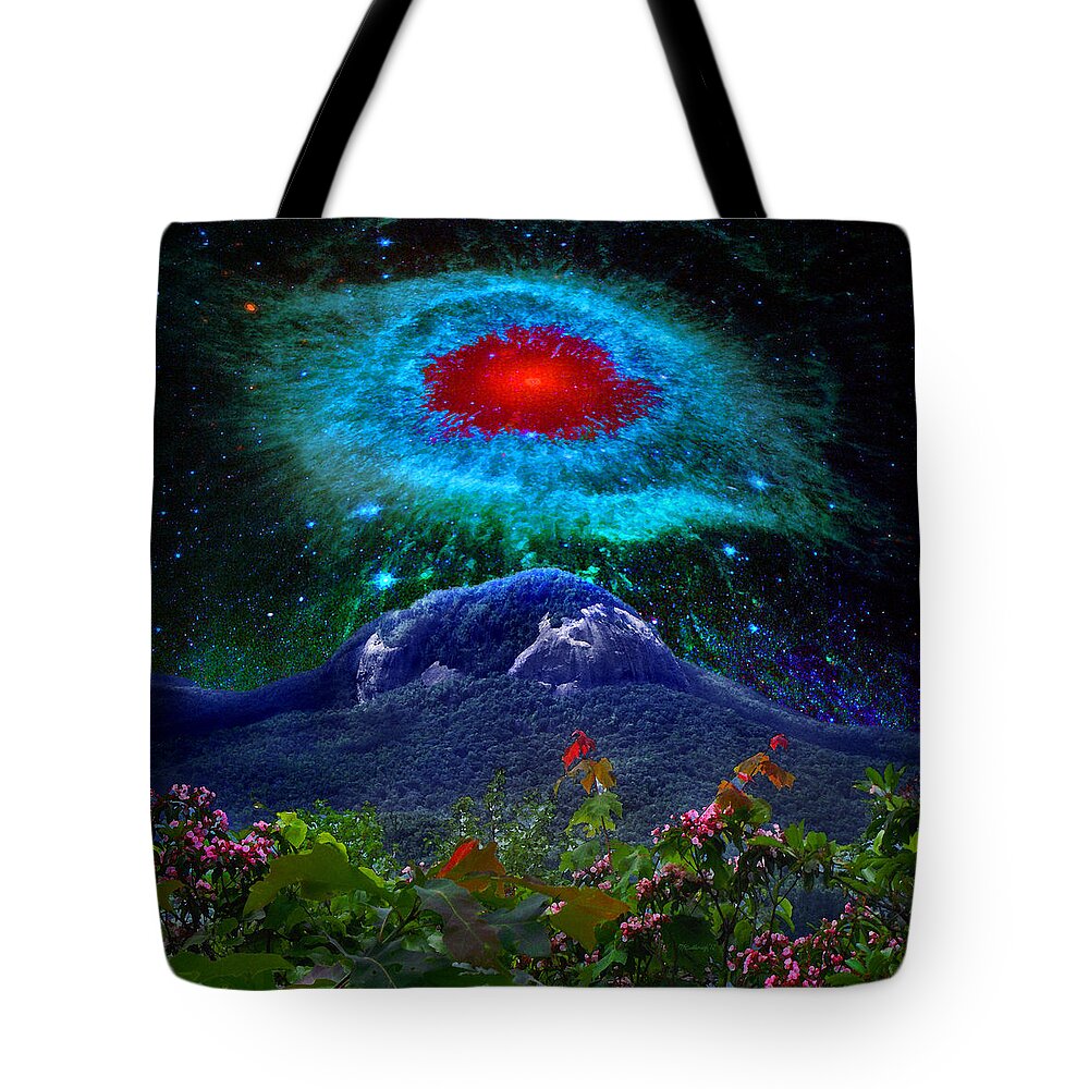 Landscapes Tote Bag featuring the photograph Looking Glass Rock Event 1 by Duane McCullough