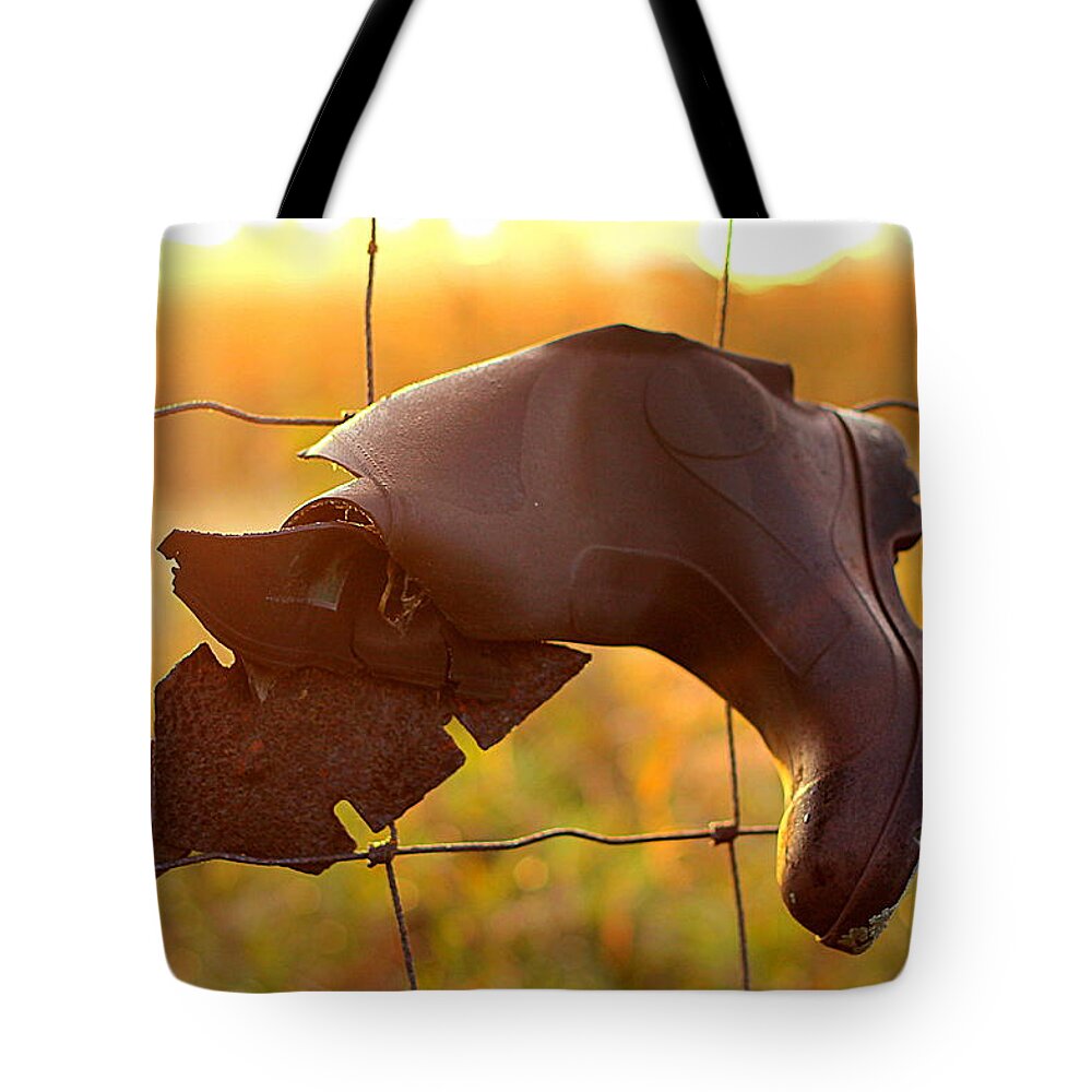 Country Tote Bag featuring the photograph Lost and Found by Viviana Nadowski