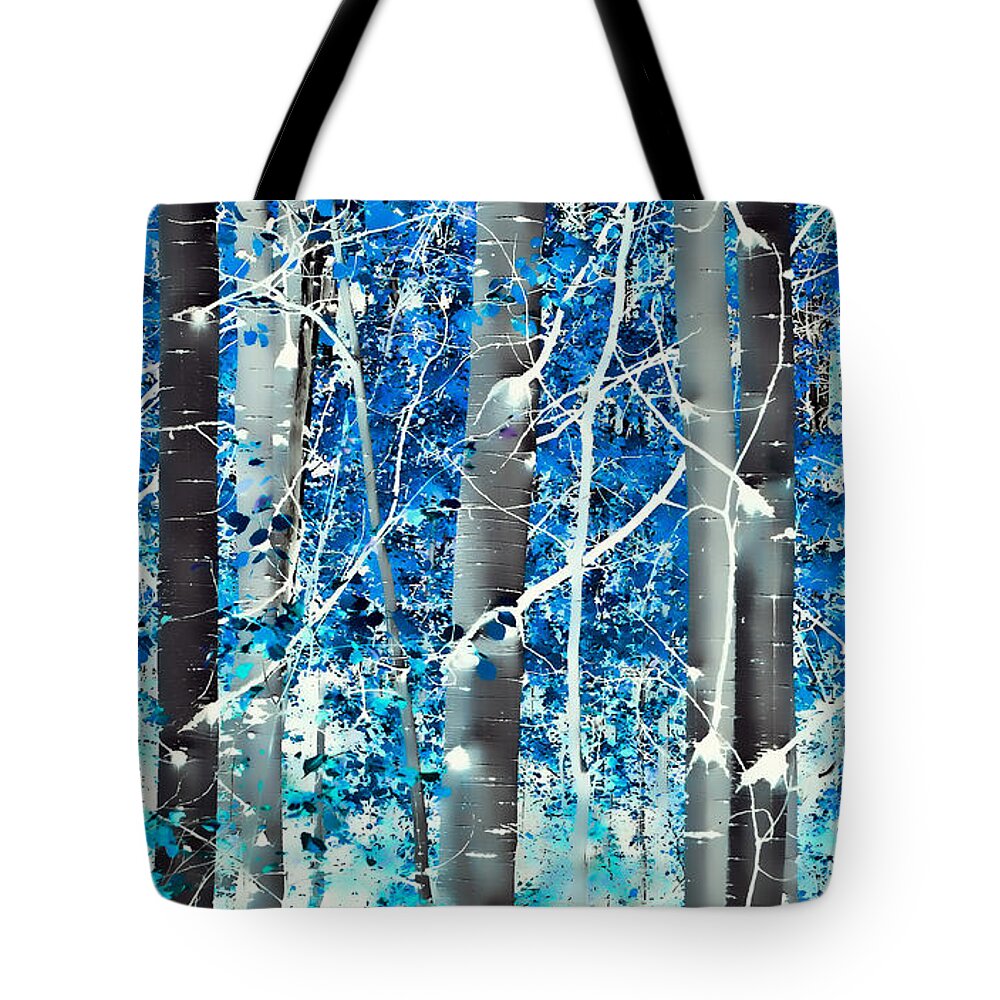 Aspens Tote Bag featuring the photograph Lost in a Dream by Don Schwartz