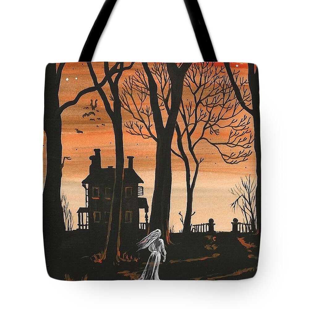 Painting Tote Bag featuring the painting Lost Soul by Margaryta Yermolayeva
