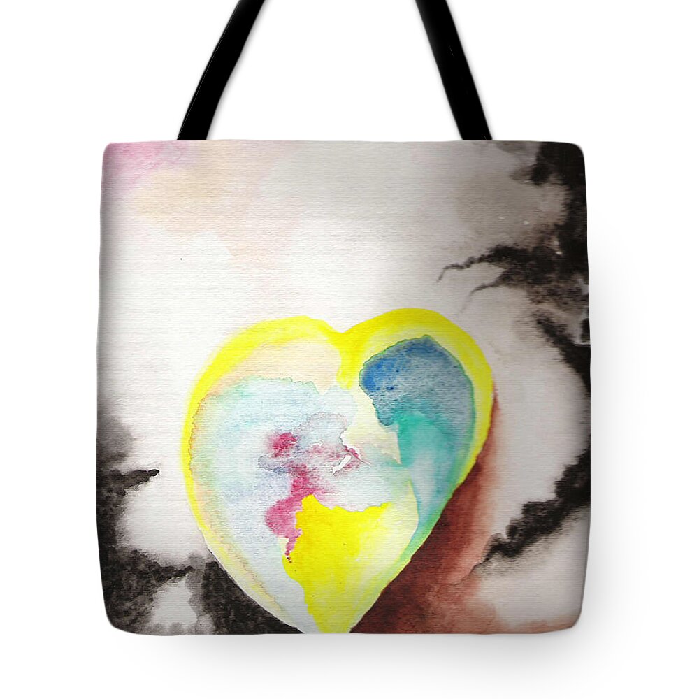 Love Tote Bag featuring the painting Love by Pamela Henry