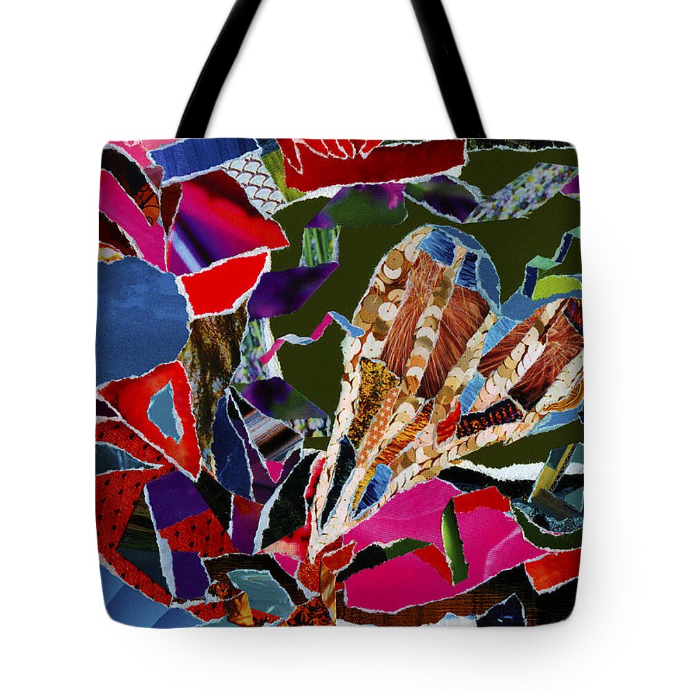 Kenneth James Tote Bag featuring the mixed media love what U do by Kenneth James