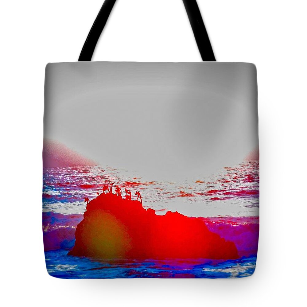 3d Tote Bag featuring the photograph Lovemaking by Nick David