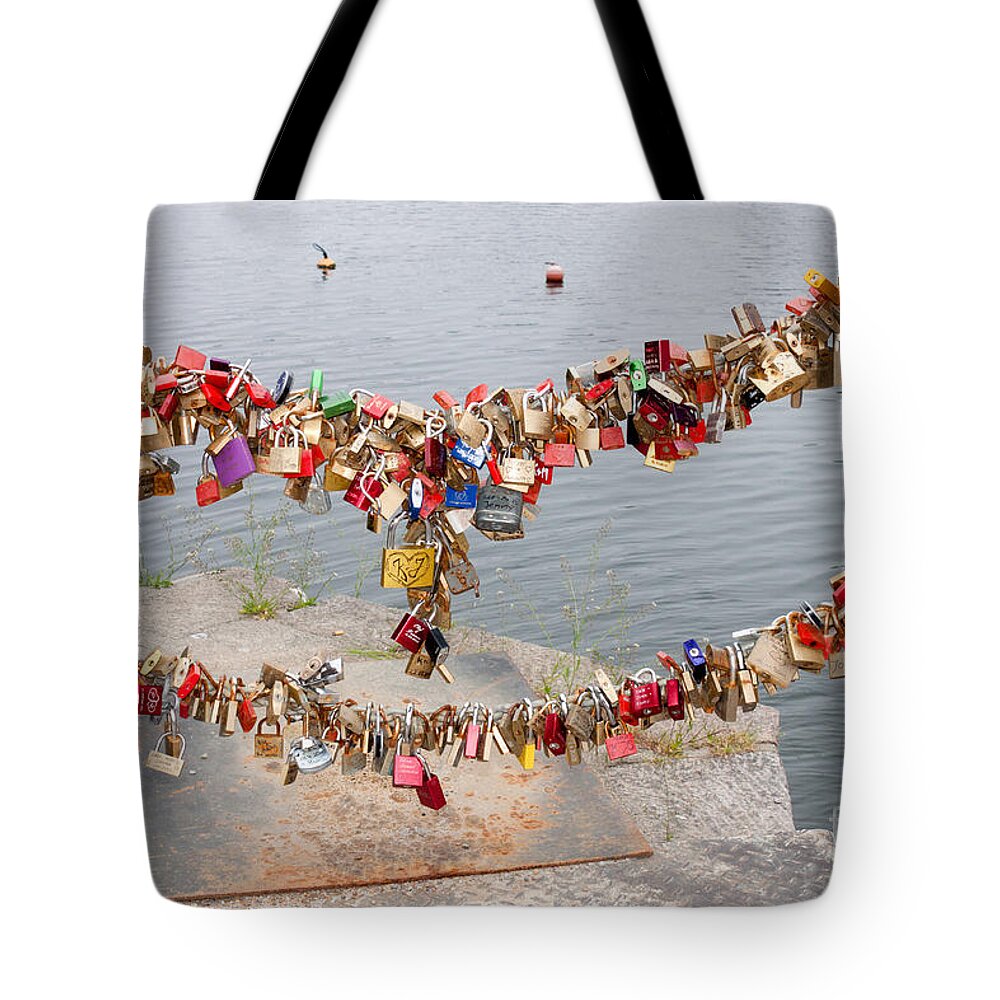 Europe Tote Bag featuring the photograph Lover's Locks by Thomas Marchessault