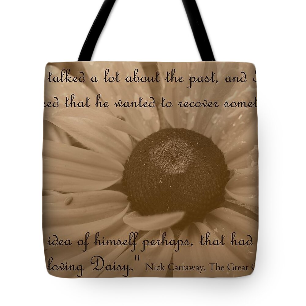Loving Daisy Tote Bag featuring the photograph Loving Daisy by Barbara St Jean