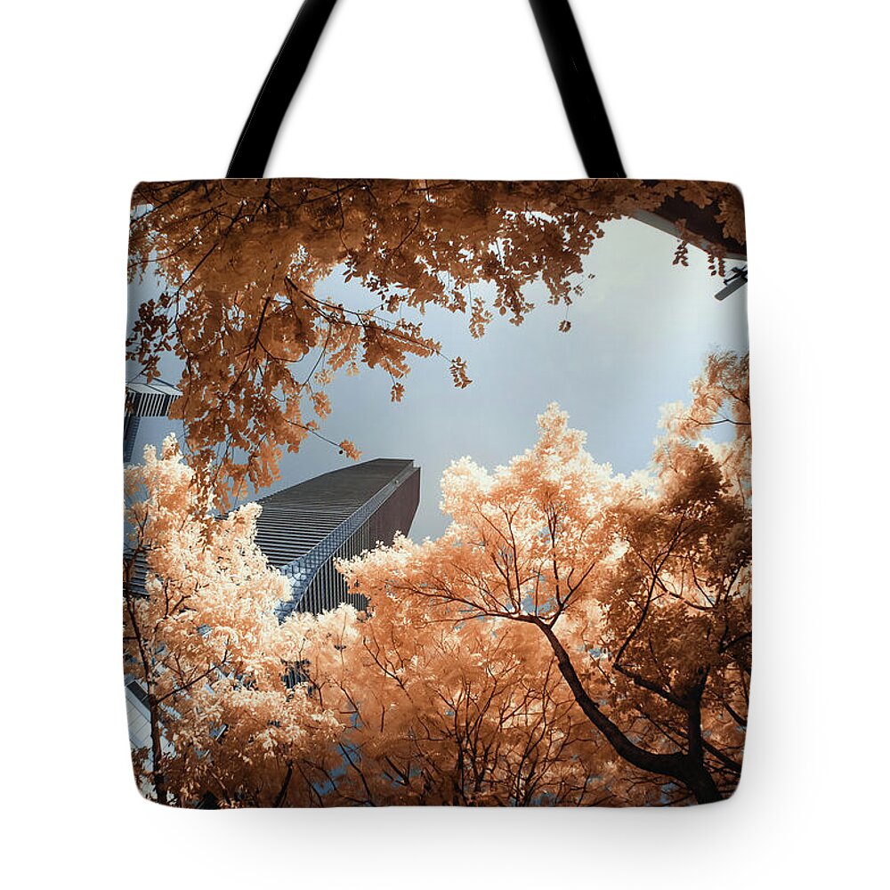 Corporate Business Tote Bag featuring the photograph Low Angle View Of International by D3sign