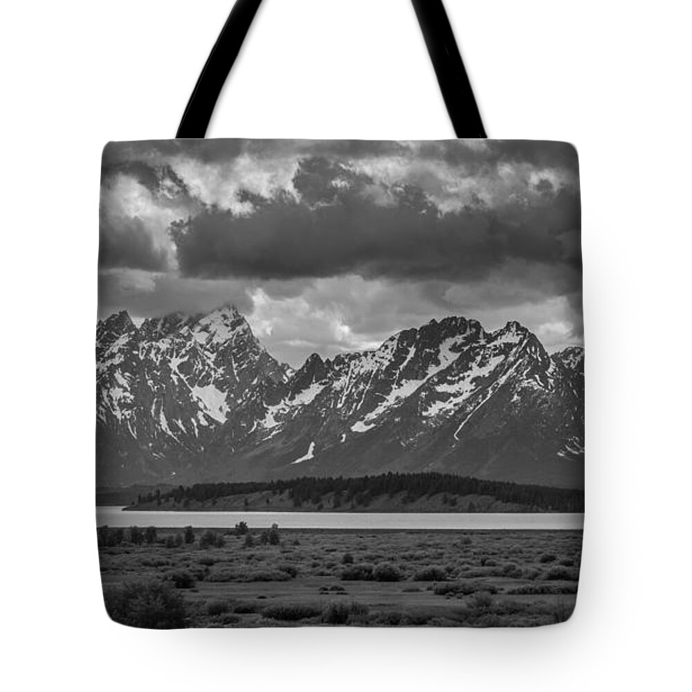 Grand Teton Tote Bag featuring the photograph Low Hangers by Kristopher Schoenleber