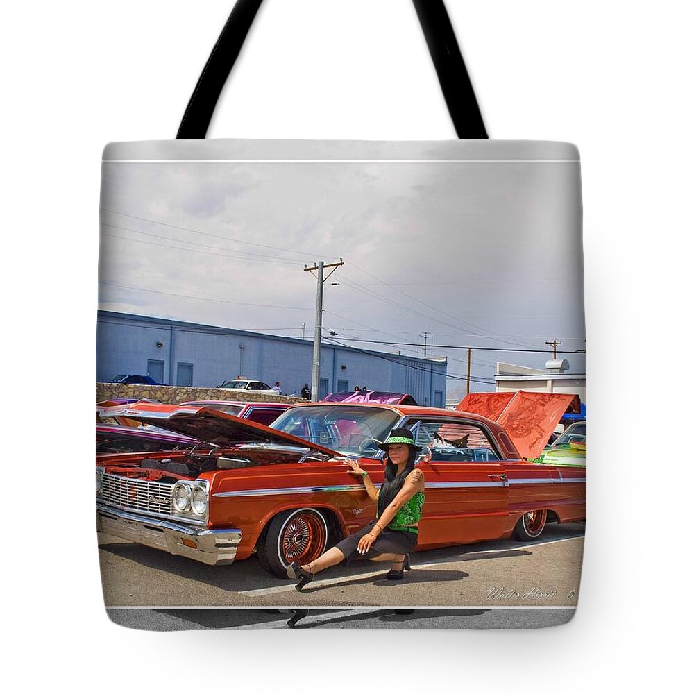 Lowrider Tote Bag featuring the photograph Lowrider_21 by Walter Herrit