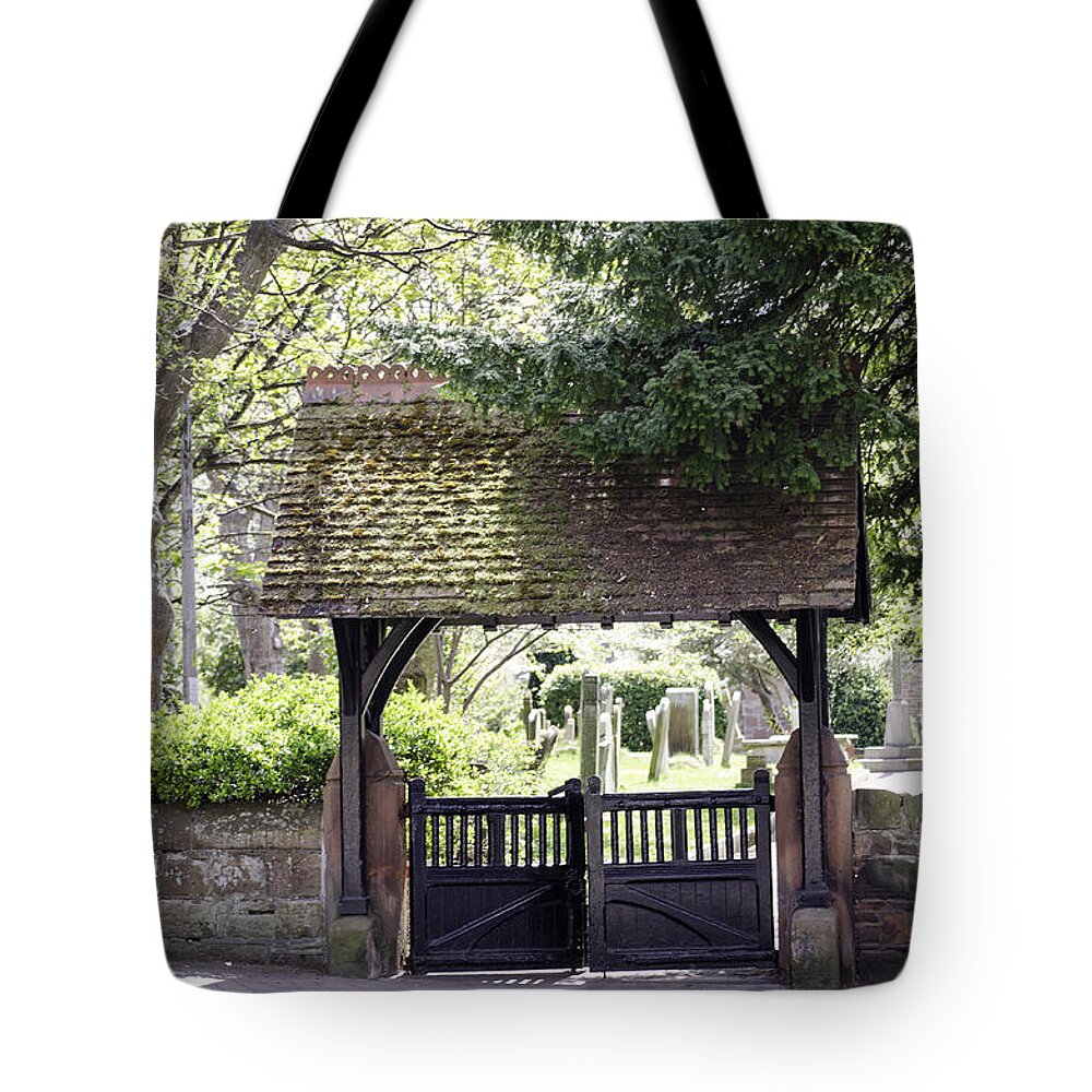 Gate Tote Bag featuring the photograph LychGate by Spikey Mouse Photography