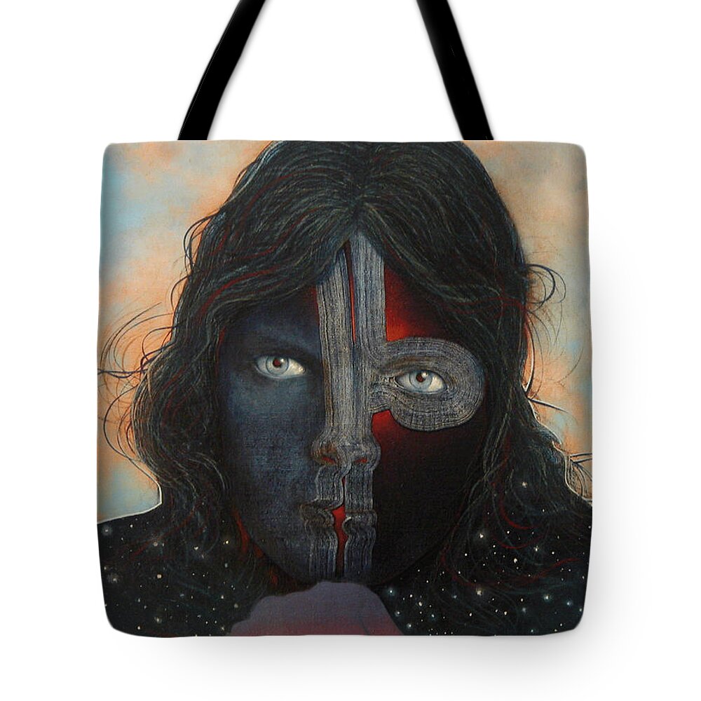 Portrait Tote Bag featuring the painting Lynette by William Stoneham
