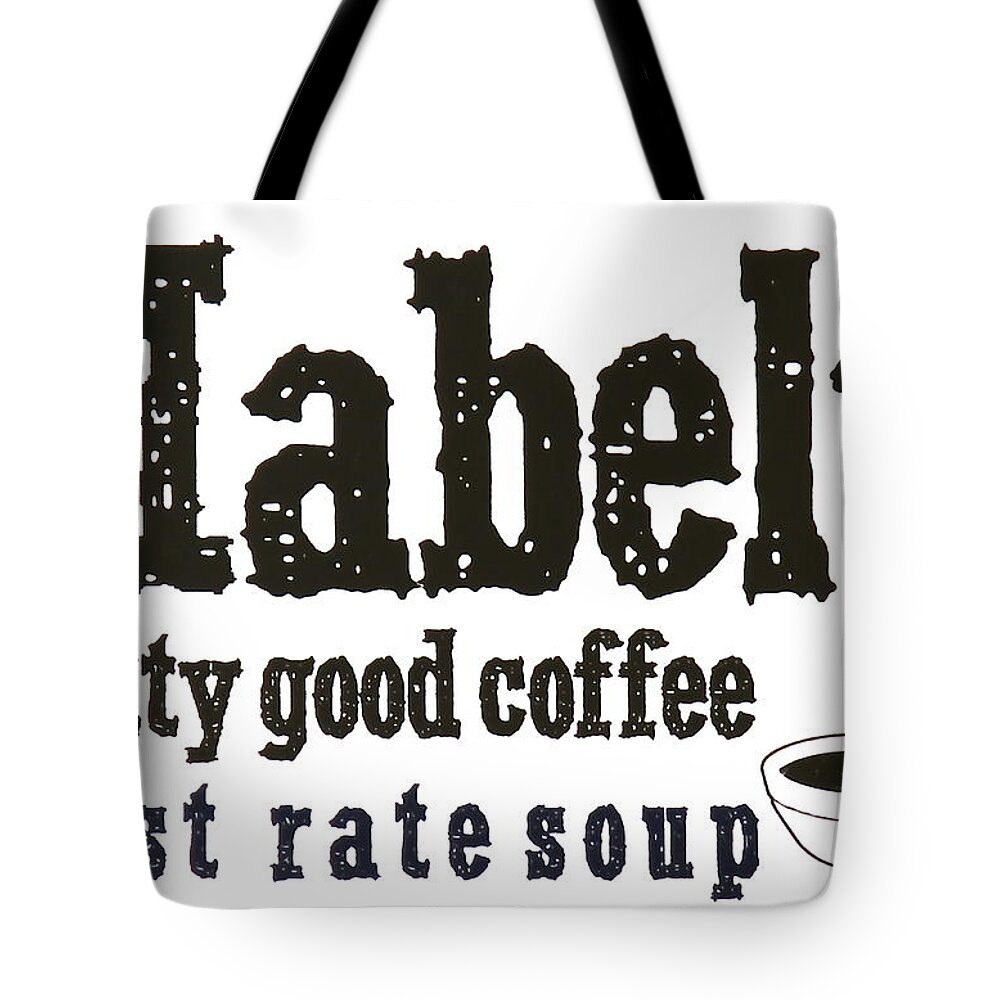 Mabels Tote Bag featuring the photograph Mabels Cafe by Jeff Gater