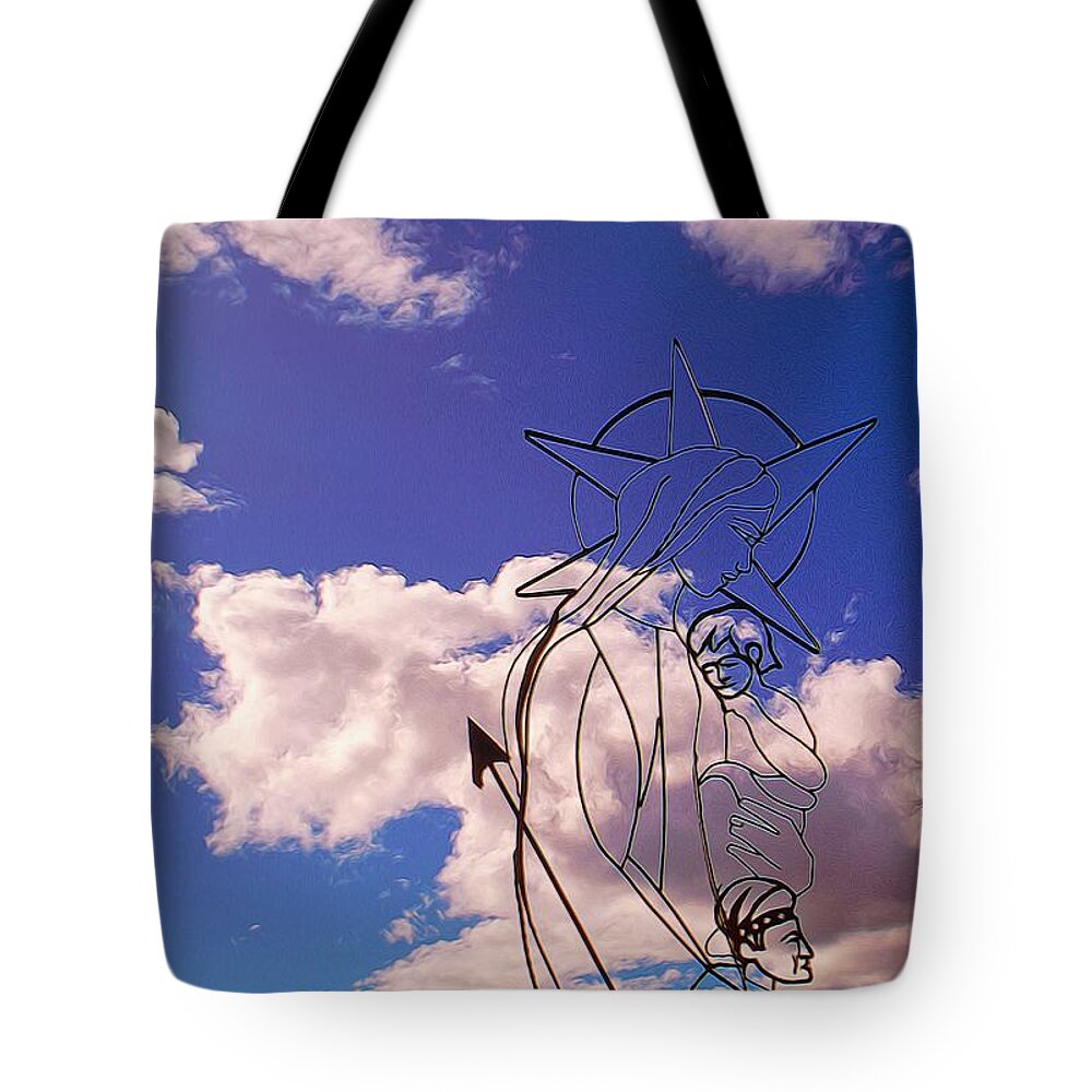 Argentina Tote Bag featuring the photograph Madona by Daniele Auvray
