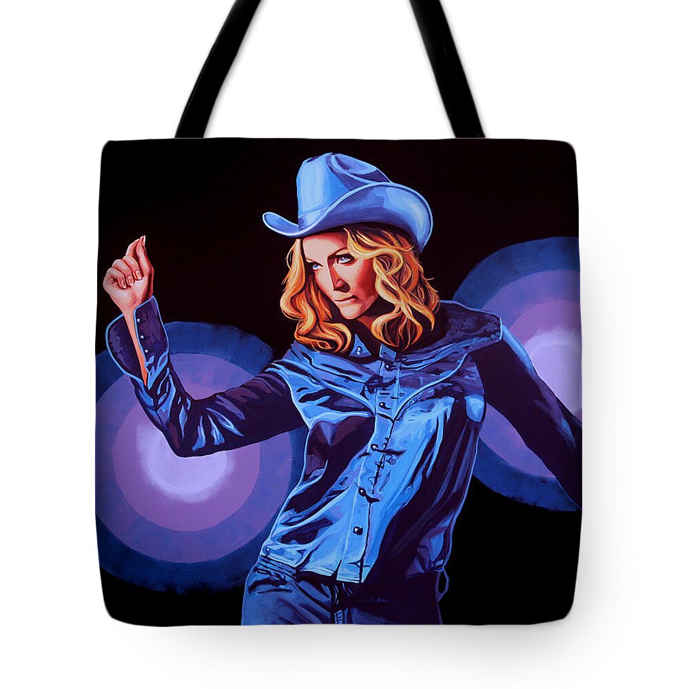 Madonna Tote Bag featuring the painting Madonna Painting by Paul Meijering