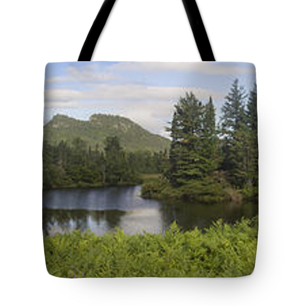 River Tote Bag featuring the photograph Magalloway River Pano by Peter J Sucy