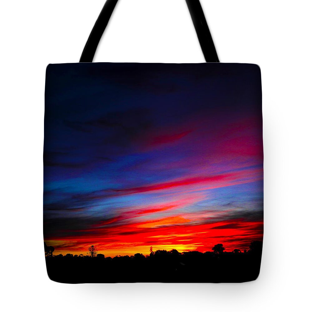 Dawn Tote Bag featuring the photograph Magnetic Dawn by Mark Blauhoefer