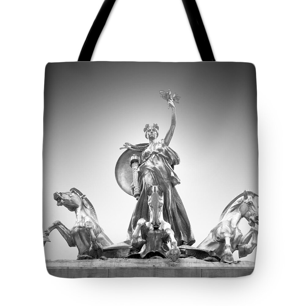Central Park Tote Bag featuring the photograph Maine Monument by Mike McGlothlen
