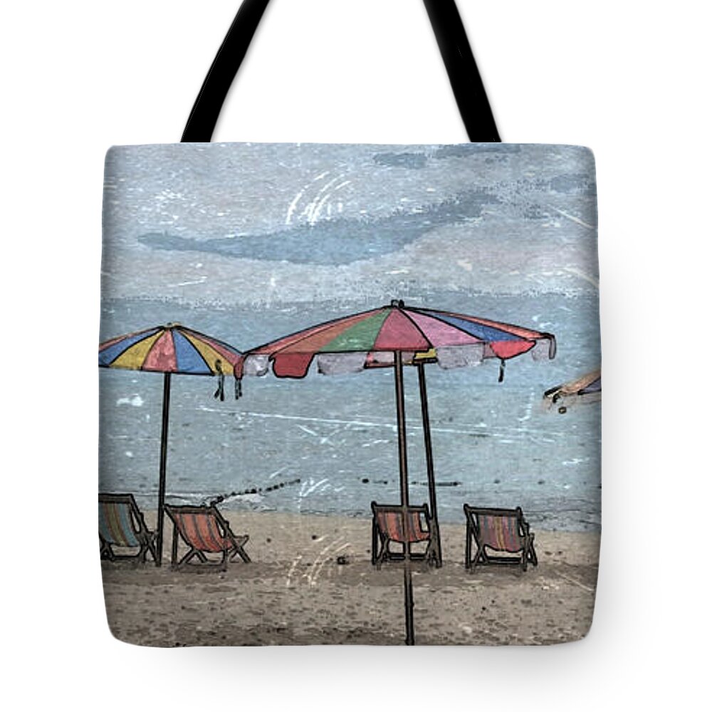 Beach Tote Bag featuring the photograph Malazy Day at the Beach by Al Harden