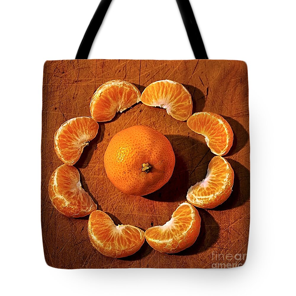 Photography Tote Bag featuring the photograph Mandarin by Kaye Menner