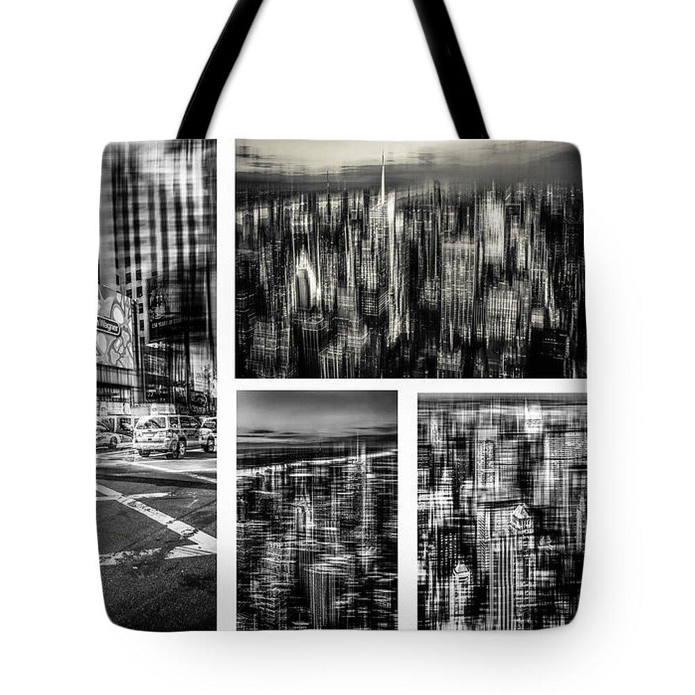 Nyc Tote Bag featuring the photograph Manhattan Collection I by Hannes Cmarits