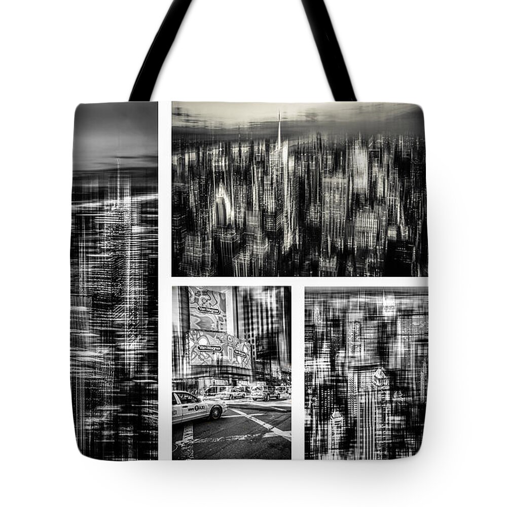 Nyc Tote Bag featuring the photograph Manhattan Collection II by Hannes Cmarits