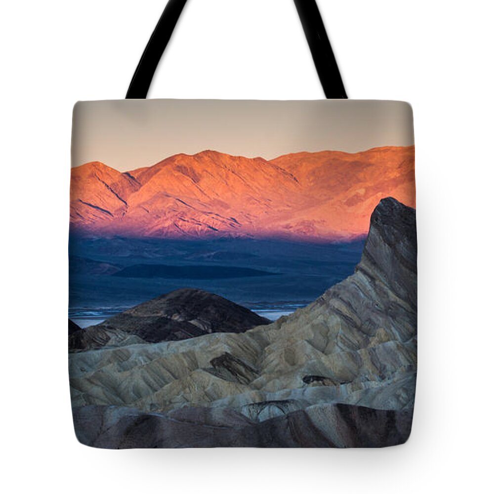 Death Valley Tote Bag featuring the photograph Manly Dawn by Dayne Reast