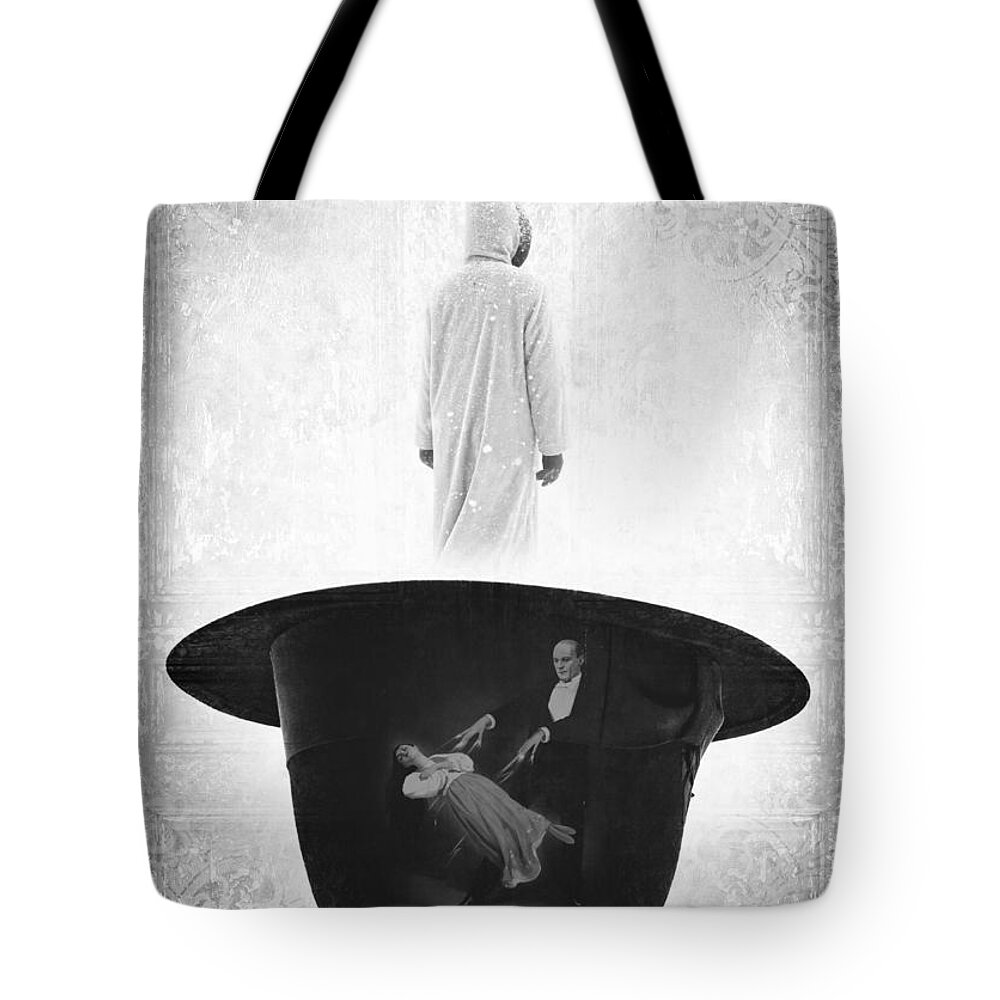Black Tote Bag featuring the photograph The Magic Hat by Edward Fielding