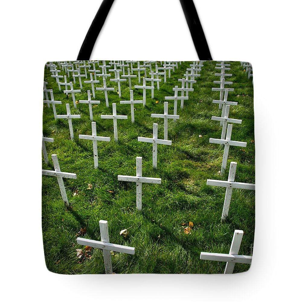 Cross Tote Bag featuring the photograph Many Crosses by Amy Cicconi
