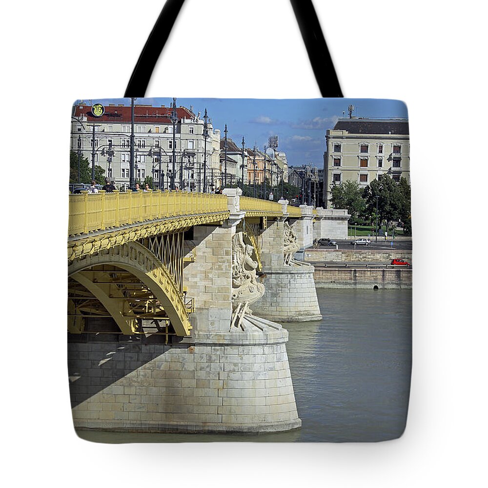 Budapest Tote Bag featuring the photograph Margaret Bridge Budapest by Tony Murtagh