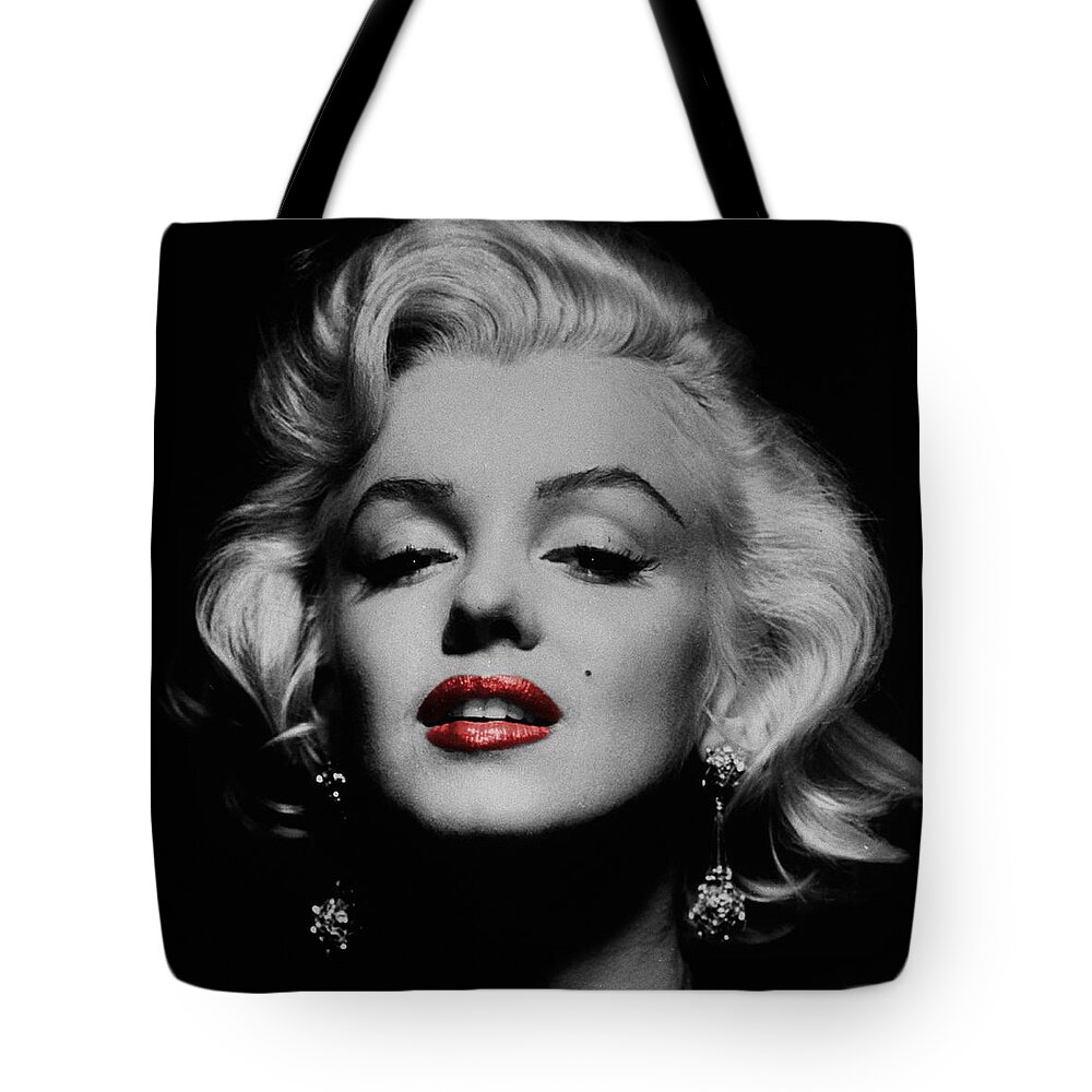 Marilyn Monroe Tote Bag featuring the photograph Marilyn Monroe 3 by Andrew Fare