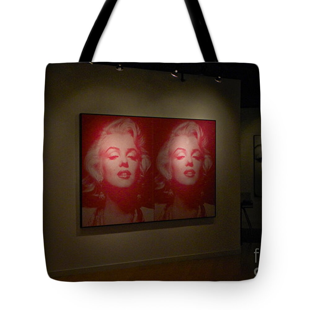 Museum Tote Bag featuring the photograph Marilyn Monroe Gallery by Ron Sanford