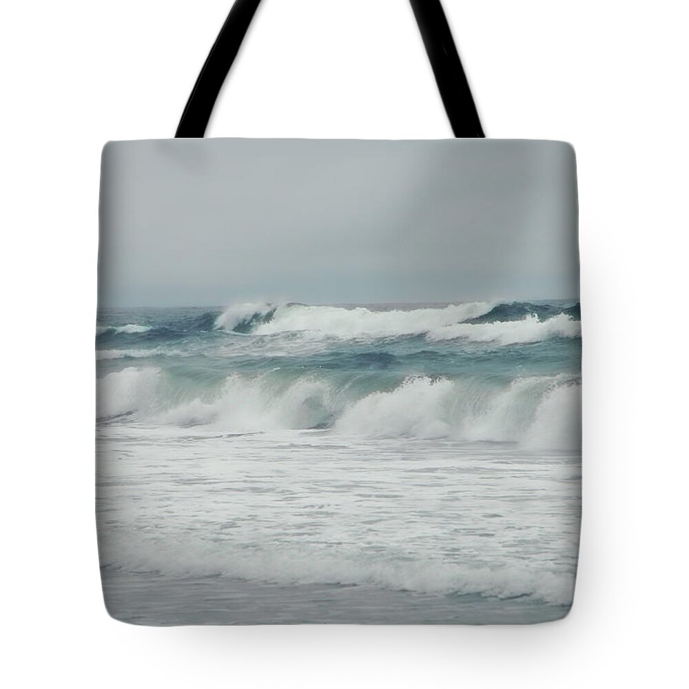 Ocean Tote Bag featuring the photograph Marine Blue by Donna Blackhall