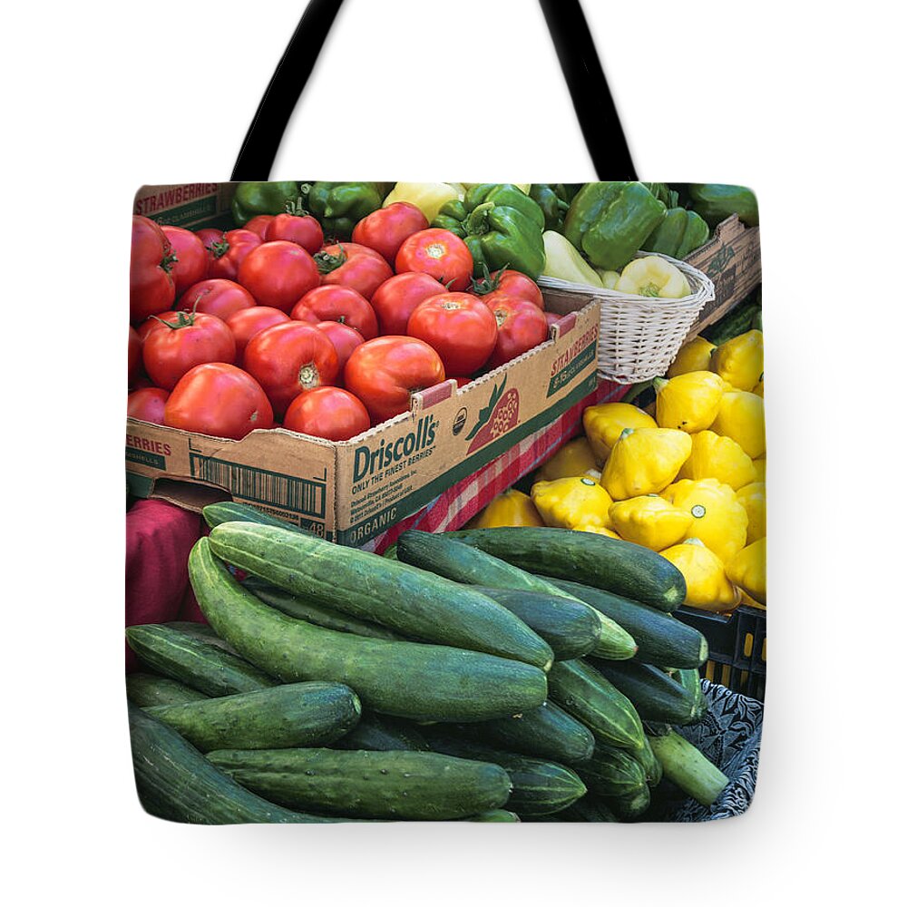 Market Tote Bag featuring the photograph Market Freshness by Arlene Carmel