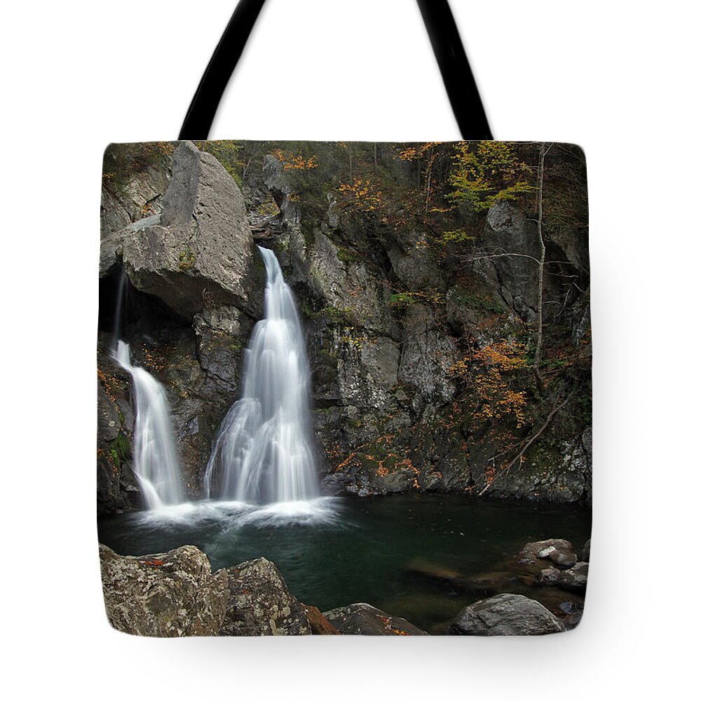Massachusetts Tote Bag featuring the photograph Massachusetts Bash Bish Waterfall by Juergen Roth