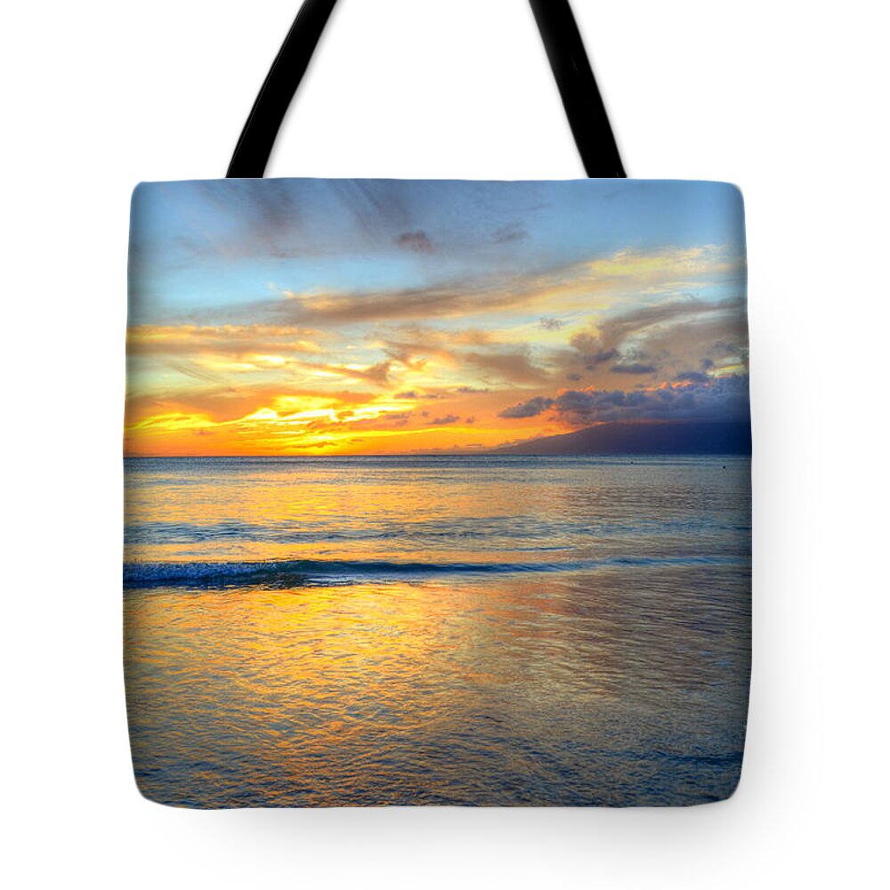Maui Tote Bag featuring the photograph Maui Reflections by Kelly Wade