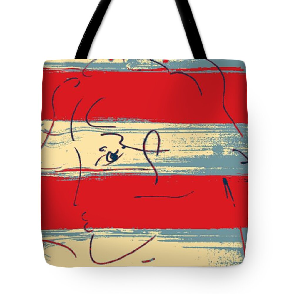 Modern Tote Bag featuring the photograph MAX WOMAN in HOPE by Rob Hans