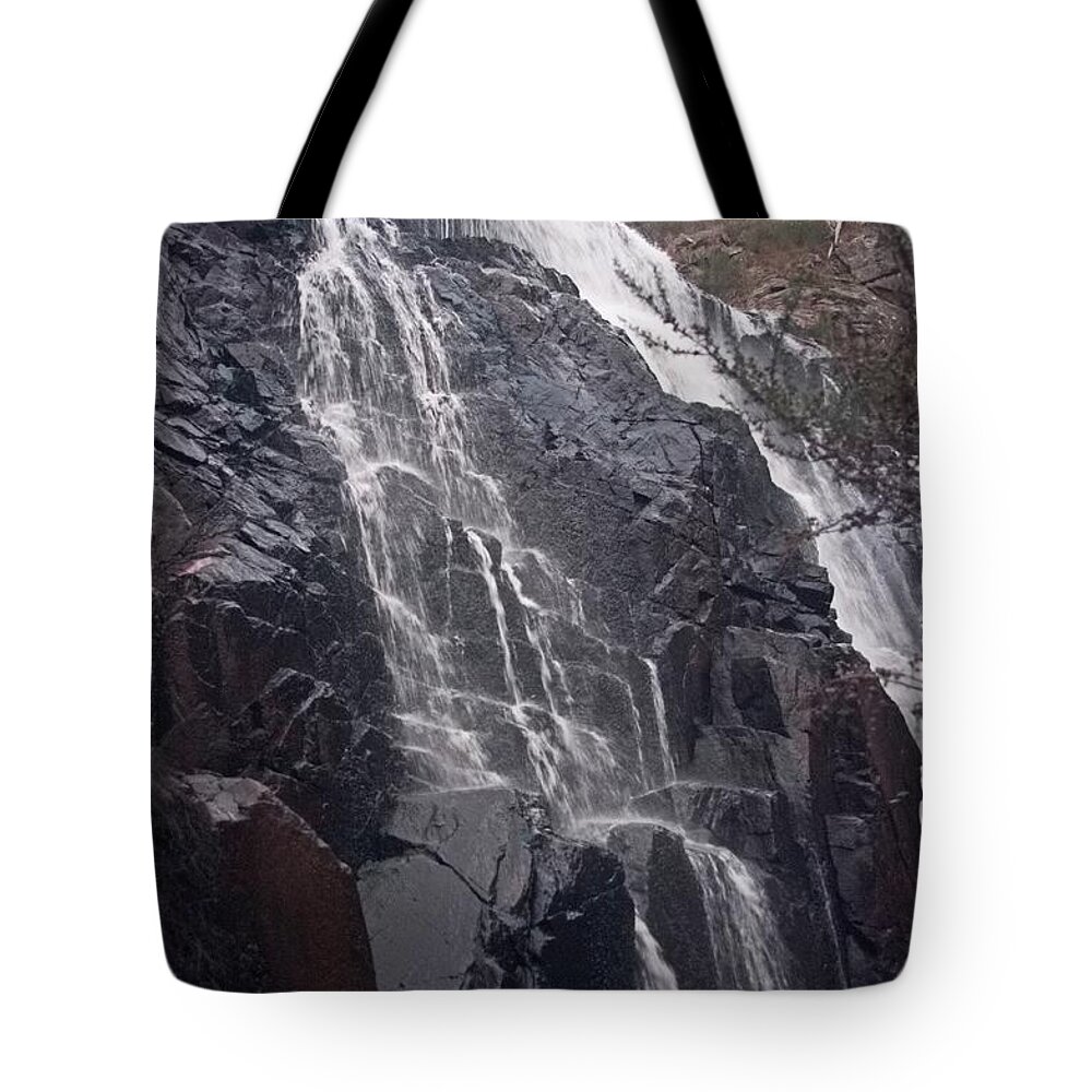 Stuart Media Servces Tote Bag featuring the photograph Mckenzie Falls by Blair Stuart