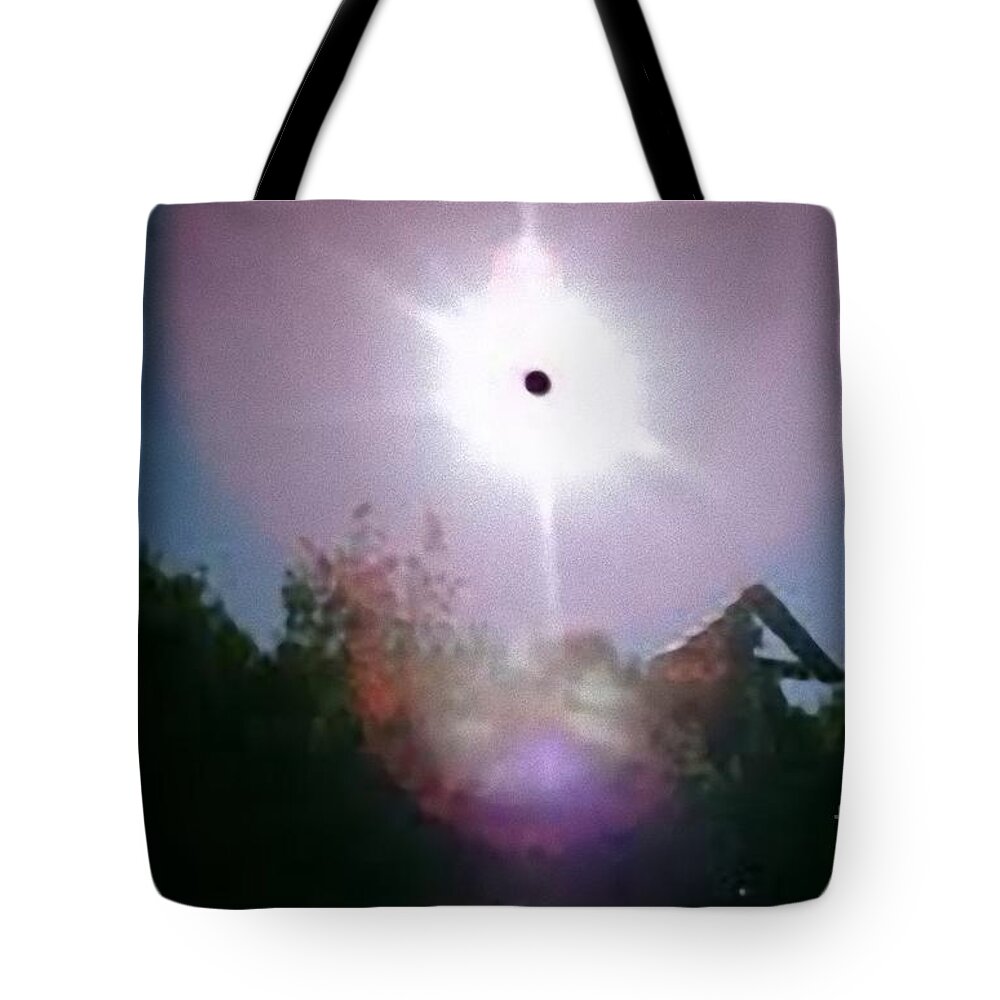 Miraculous Event Tote Bag featuring the photograph Medjugorie's mistery by Archangelus Gallery