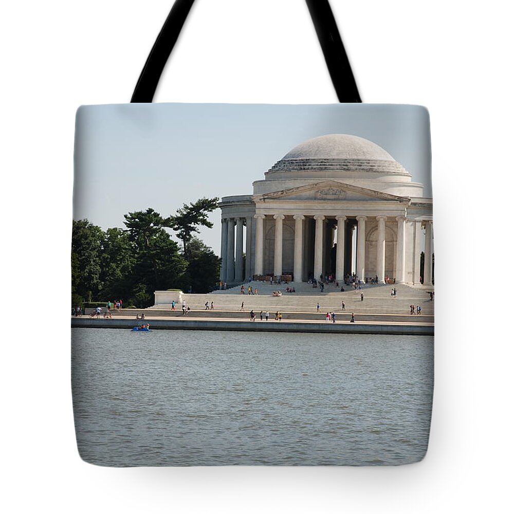 Declaration Of Independence Tote Bag featuring the photograph Memorial by the Water by Kenny Glover