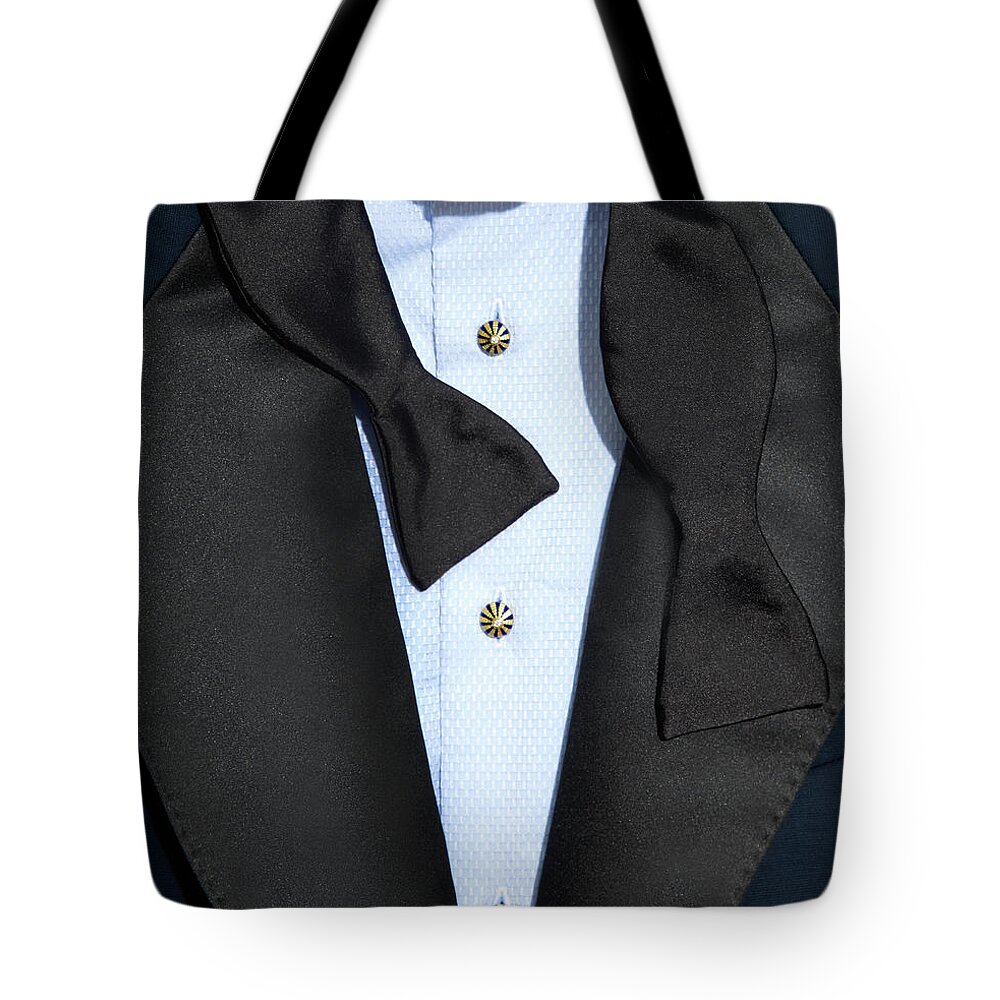 Jacket Tote Bag featuring the photograph Mens Tuxedo by Brian Klutch