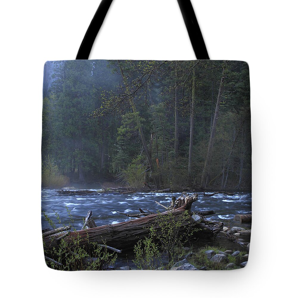 Yosemite National Park Tote Bag featuring the photograph Merced river by Duncan Selby