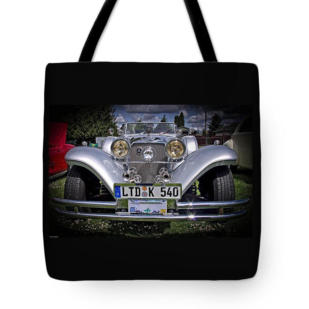 Mercedes Benz 540k Tote Bag featuring the photograph Mercedes Benz 540K Roadster by Thom Zehrfeld
