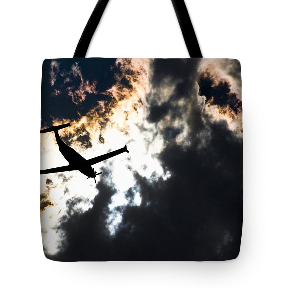 Aviation Tote Bag featuring the photograph Mercy One by Paul Job