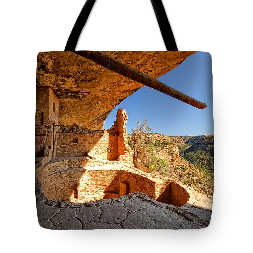 Sherry Day Tote Bag featuring the photograph Mesa Verde III by Ghostwinds Photography