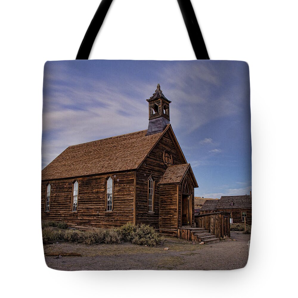 Travel Tote Bag featuring the photograph Methodist Church Afternoon by Crystal Nederman