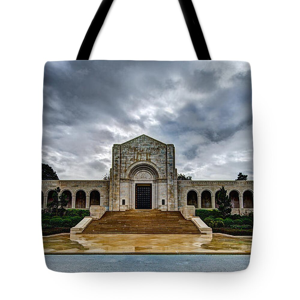 Meuse-argonne Tote Bag featuring the photograph Meuse-Argonne Tribute by Chad Dutson