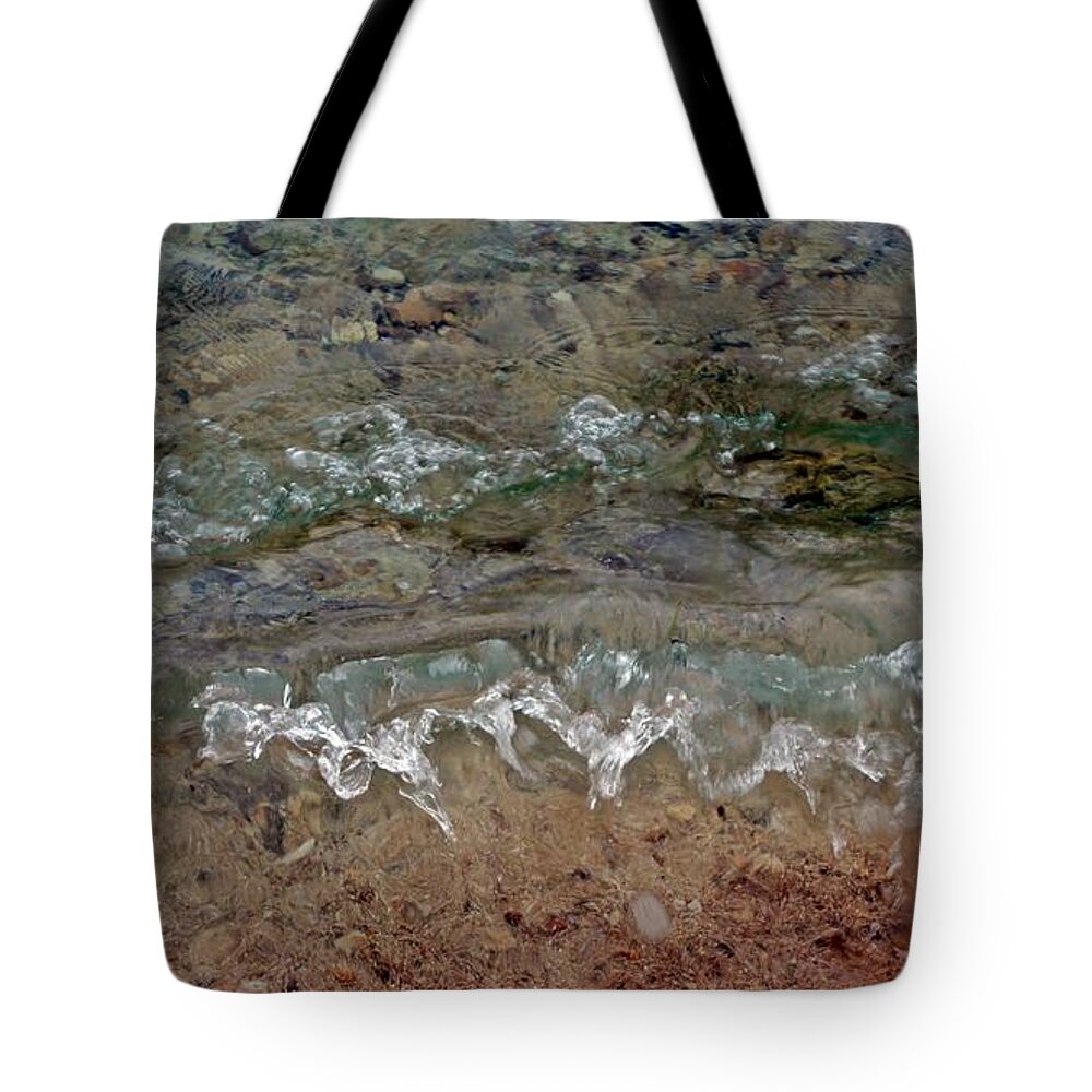 Waves Tote Bag featuring the photograph Microwaves I by Lilliana Mendez