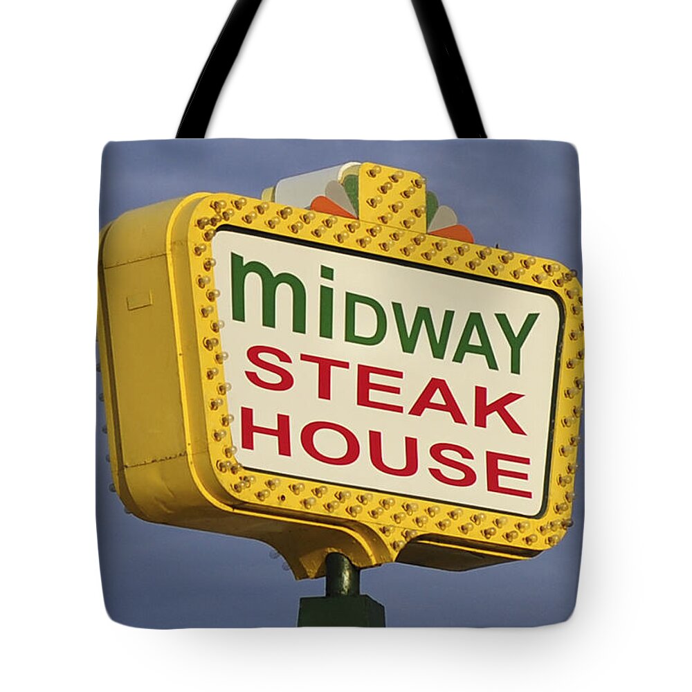 Midway Seaside Heights Boardwalk Nj Tote Bag featuring the photograph Midway Seaside Heights Boardwalk NJ by Terry DeLuco