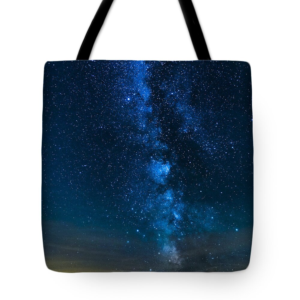 Abstract Tote Bag featuring the photograph Milky Way Cherry Springs by Jack R Perry