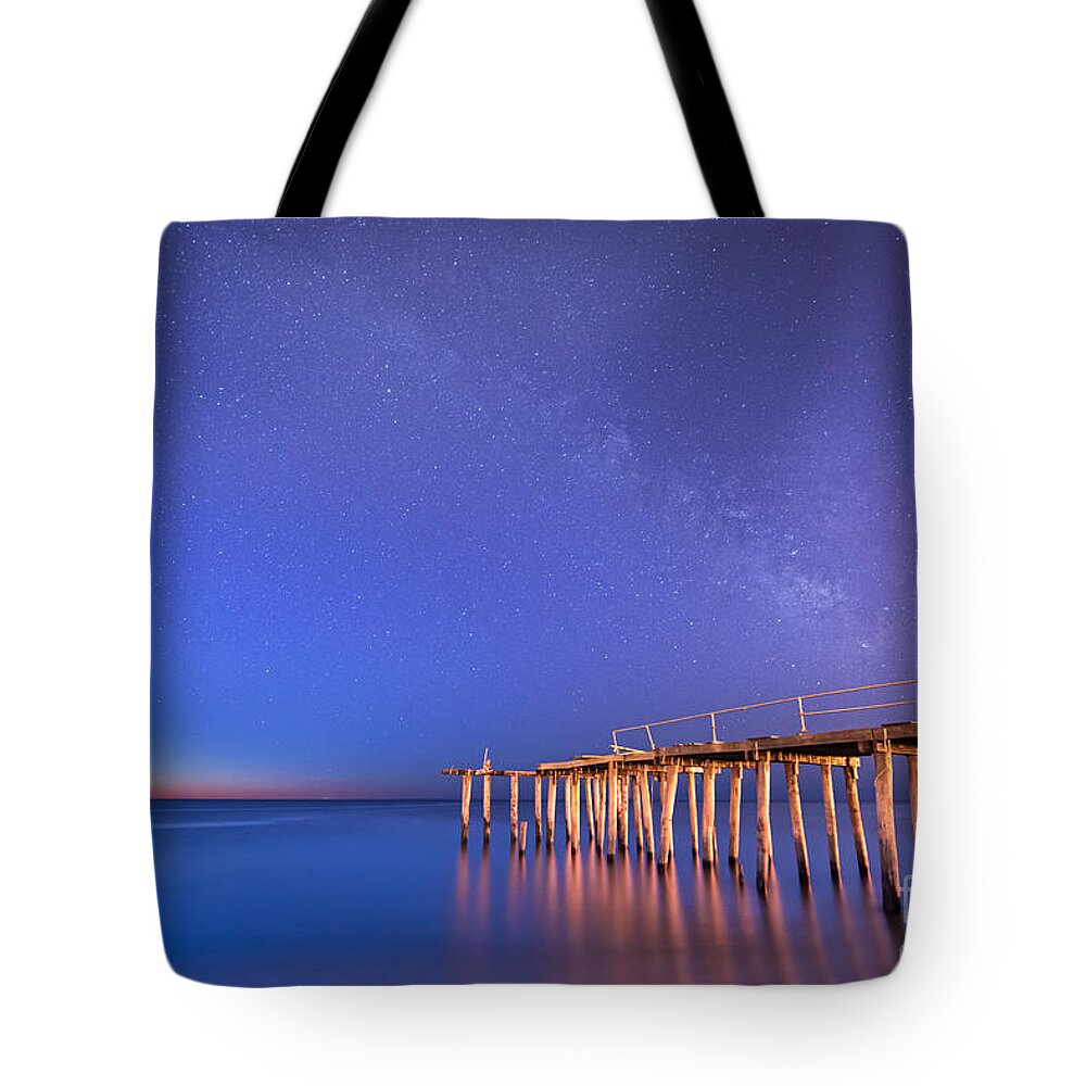 Milkyway Tote Bag featuring the photograph Milky Way Sunrise by Michael Ver Sprill